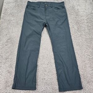 PrAna Mens Brion Stretch Pants Size 38x30 (Fits 34x33)‎ Hiking Travel